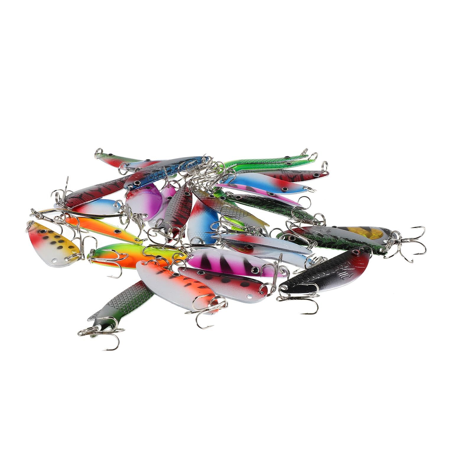 DECHOUS Leurres de Pêche de Poisson, Lot de 30 Pièces en Fer