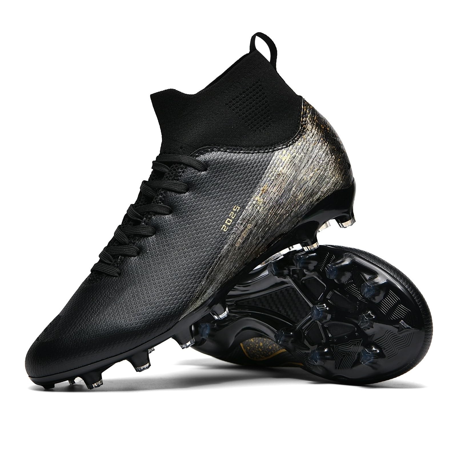 Soccer Cleats for Mens Womens Indoor Soccer Shoes Unisex Baseball Turf Shoes Youth Rugby Shoes Adult AG FG TF Football Boots Wide Training Sneaker