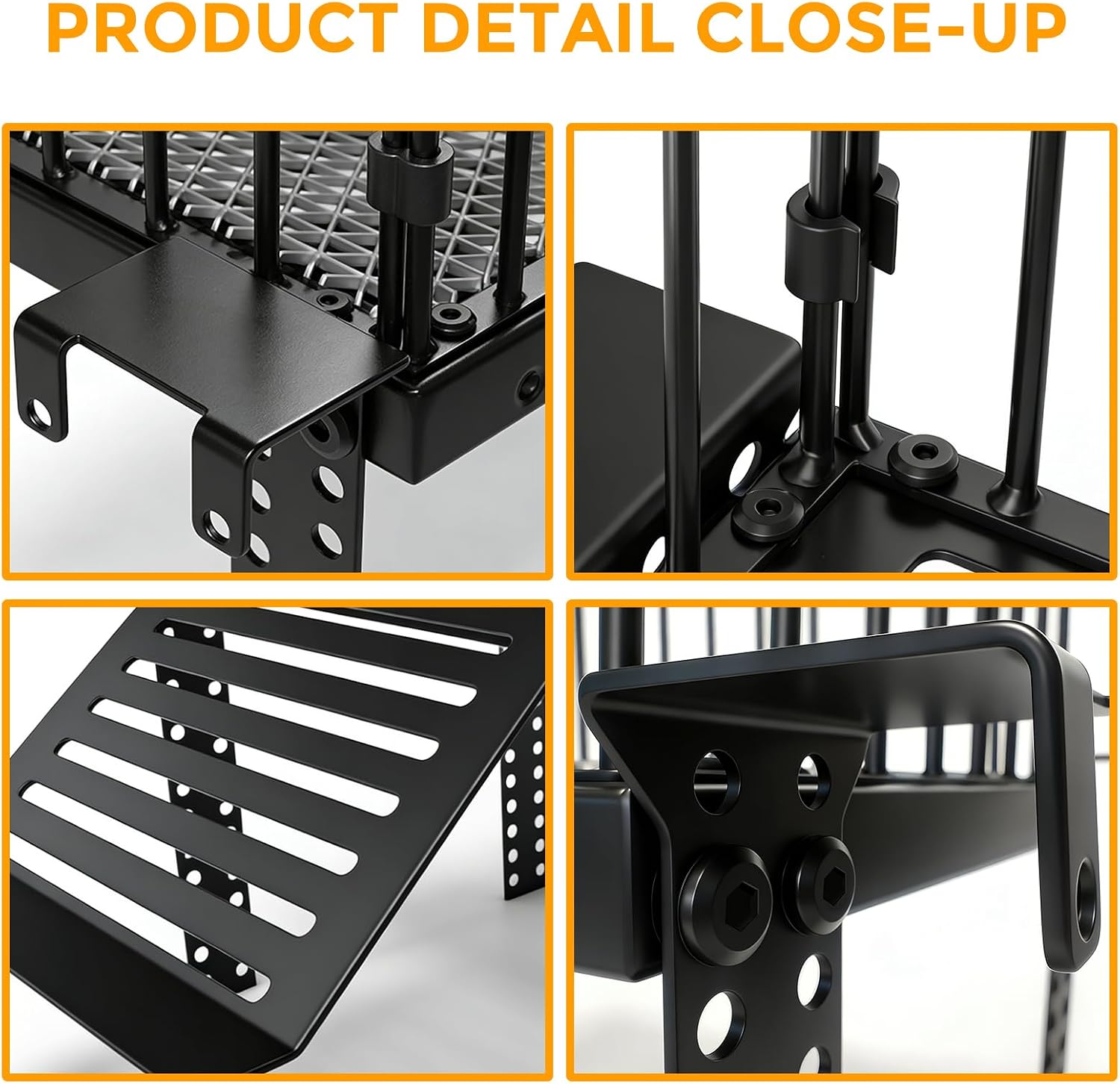 Turtle Basking Platform with Ramp, for 10-30 Gal Tank | Sliding hooks adjust water depth easily. Fits 11-13 inch rim. Rust-proof SS, non-slip ramp for safe climbing.