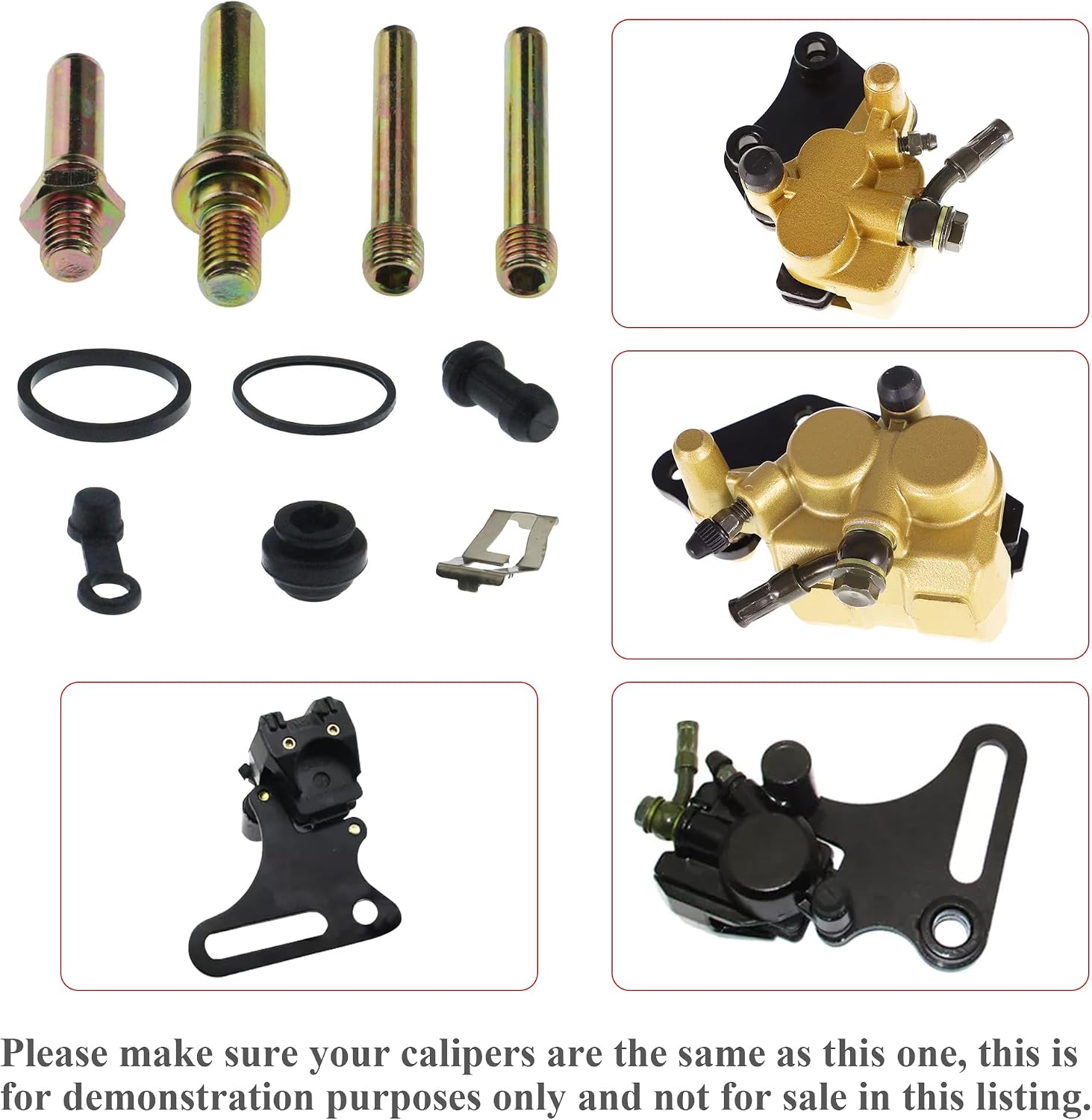 Pit Dirt Bike Brake 145 Caliper Repair Kit Fits 50cc 70cc 80cc 90cc 100cc 110cc 125cc 140cc 150cc Pit Bikes