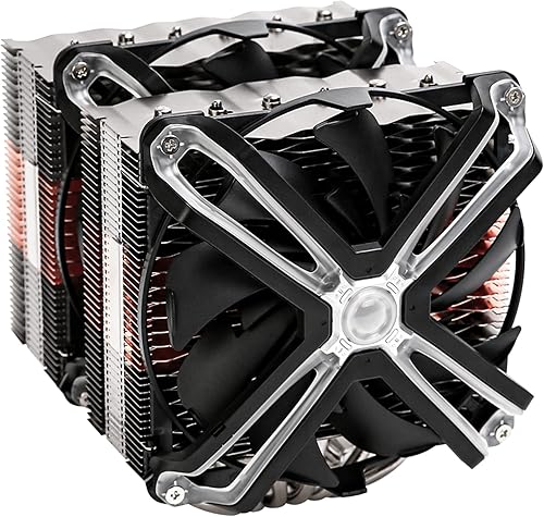 Miniatura 9 de Zalman CNPS20X Enfriador de CPU de rendimiento extremo con aleta corrugada patentada 4D y ventiladores ARGB duales de 5.512in, 6 tubos de calor, TDP