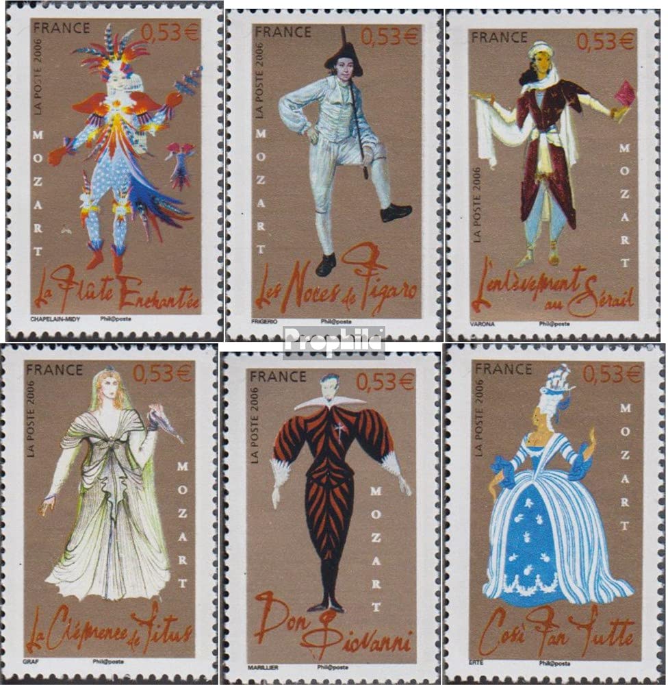 Timbres Guinée 2006 Mozart – Bloc Complet 4275-4277 – Neuf MNH – Collection Prophila