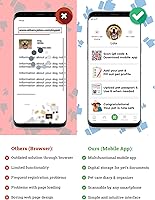 Vista 5 de Etiquetas personalizadas para perros y mascotas, etiqueta de identificación de perro de silicona, etiquetas de identificación de mascotas con código