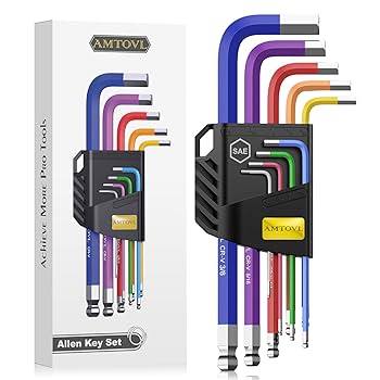 Amazon | AMTOVL 六角キーセット インペリアルアレンキー9点