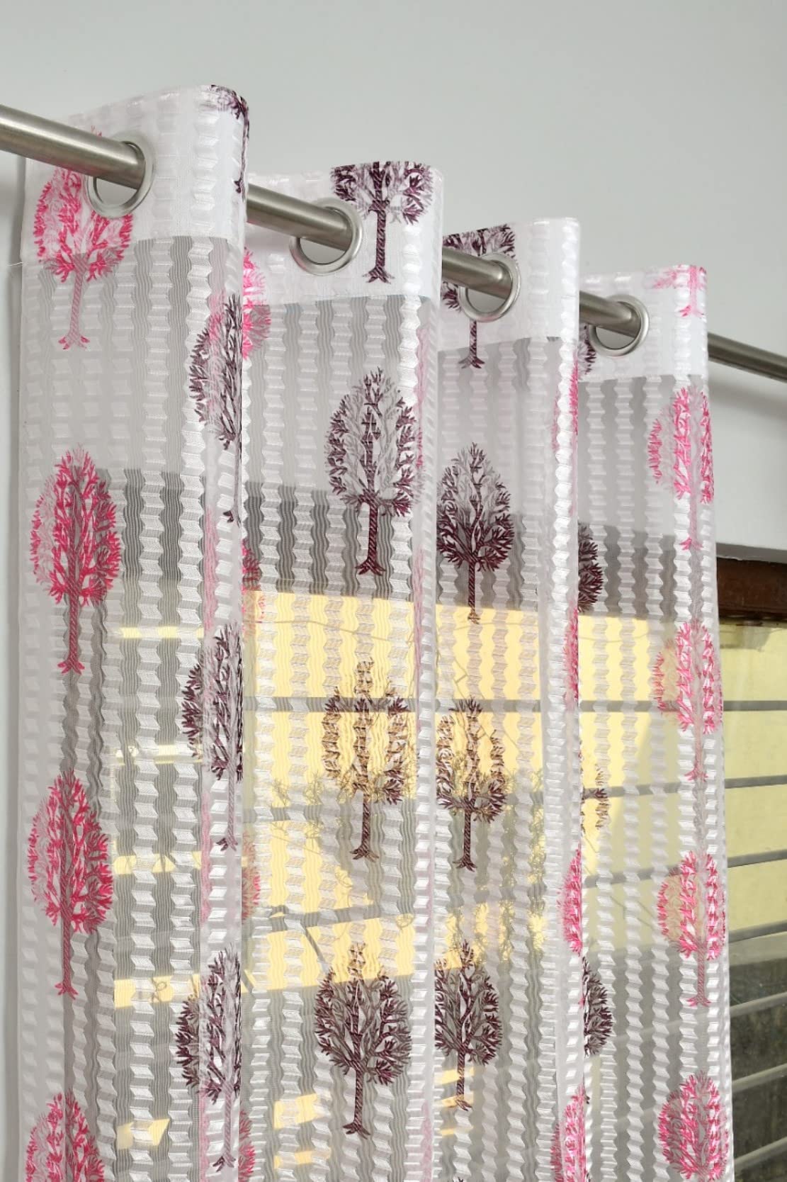 See full amazon price history chart for HFI Pack of 1 Tissue Curtains Sheer Panel Transparent Net - 9 feet, Long Door, Pink, Floral HFI Pack of 1 Tissue Curtains Sheer Panel Transparent Net - 9 feet, Long Door, Pink, Floral (B0CLYMYHL1) Amazon Price History, Amazon Price Tracker