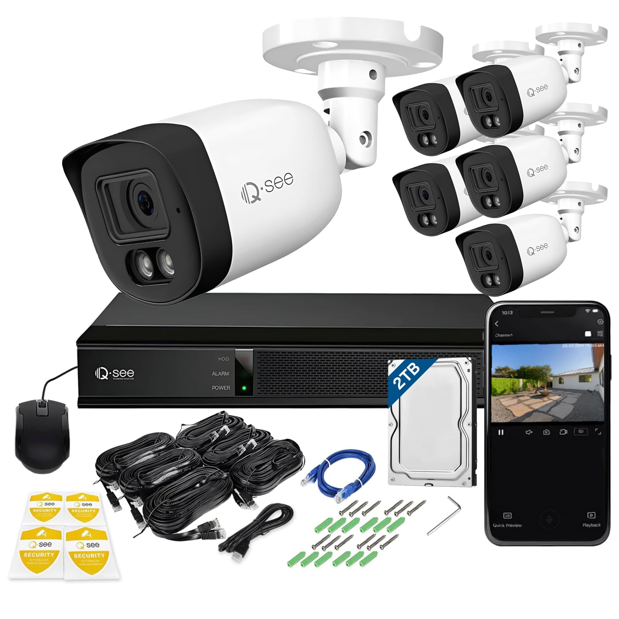 Amazon.co.jp: 日本正規代理店品 Q-see セキュリティカメラ 8ch NVR