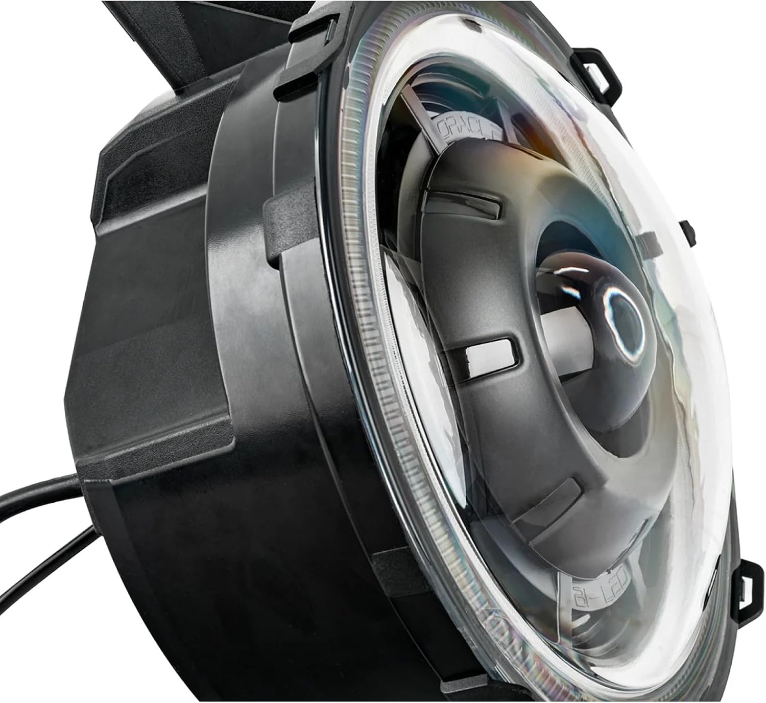ORACLE Lighting 5839-504-PAU Oculus™ Bi-LED Projector Headlights for Jeep JL/JT - Graphite Metallic