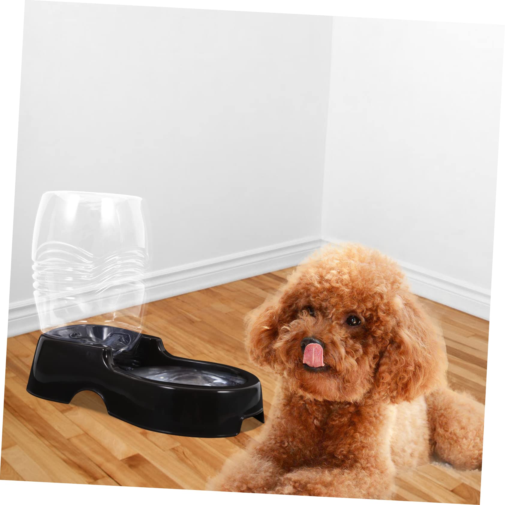 VANZACK Automatic Pet Water Dispenser 900ml for Dogs Cats - Plastic Easy Refill Random Color