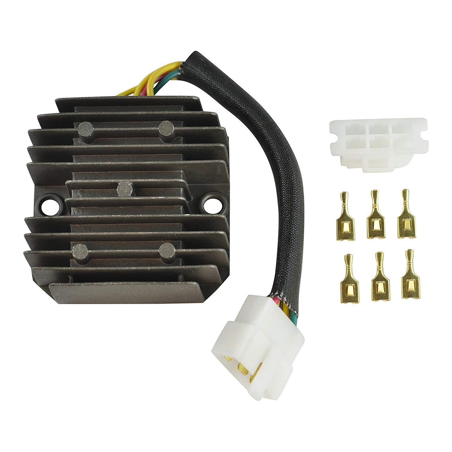 YINNCKE Voltage Regulator Rectifier For Polaris Phoenix & Sawtooth 200 ATVs - Replaces OEM 0452760