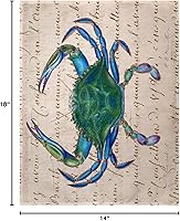 Vista 2 de Betsy Drake PM005B - Juego de 4 manteles individuales de 14 x 18 pulgadas, color azul