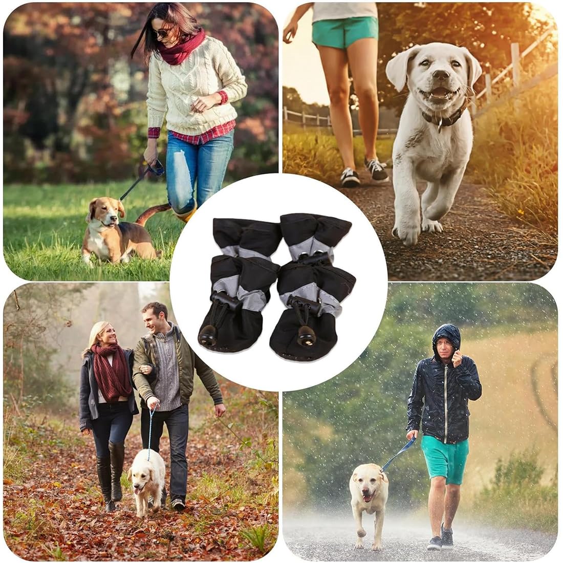WPCASE Scarpe per Cani Piccoli Scarpette Cane con Suola Morbida Antiscivolo Copri Piedi per Cani Impermeabili Proteggono Le Zampe del Cane Blue,#3 WPCASE Scarpe per Cani Piccoli Scarpette Cane con Suola Morbida Antiscivolo Copri Piedi per Cani Impermeabili Proteggono Le Zampe del Cane Blue,#3