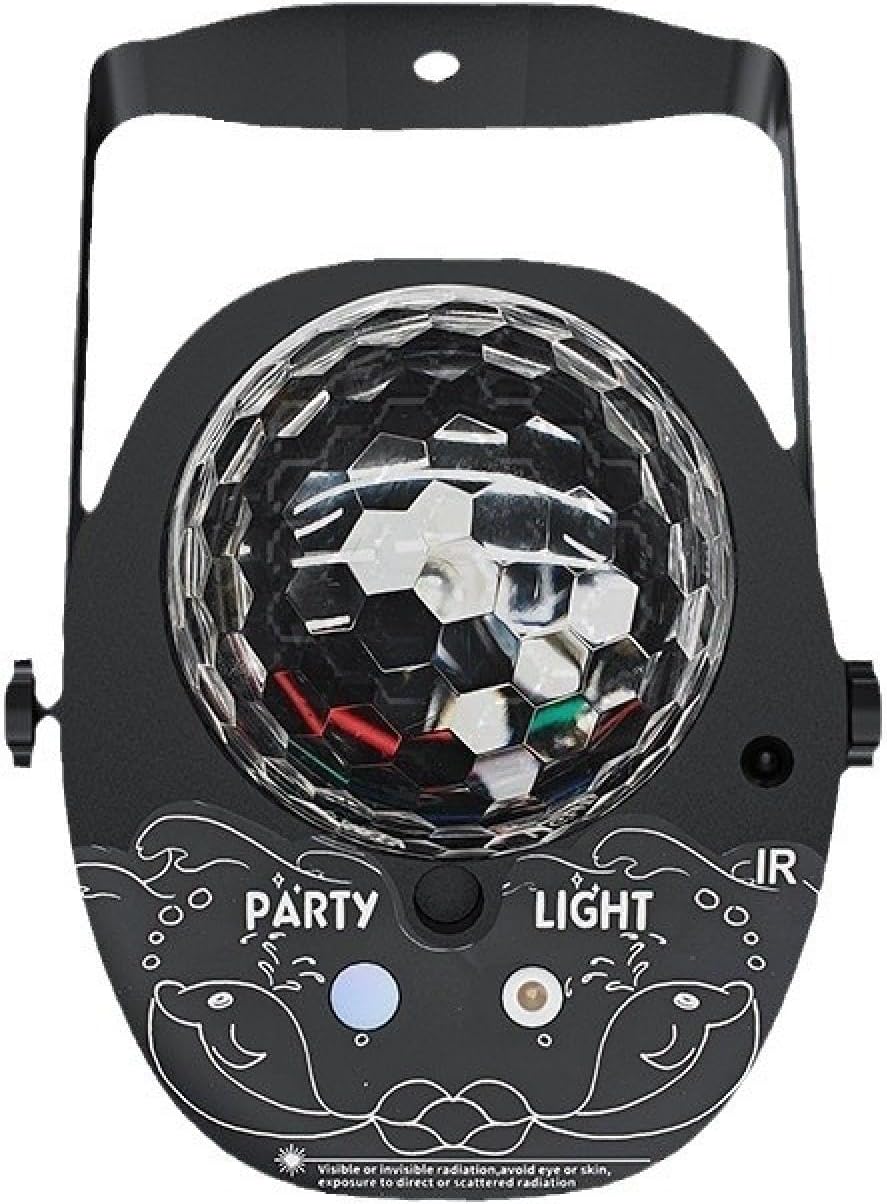 Ambient Disco Lights Mini Crystal Magic Ball Lights Christmas Projection Lights Seven Colours Rotating Led Stage Lights for Wedding Home Decoration