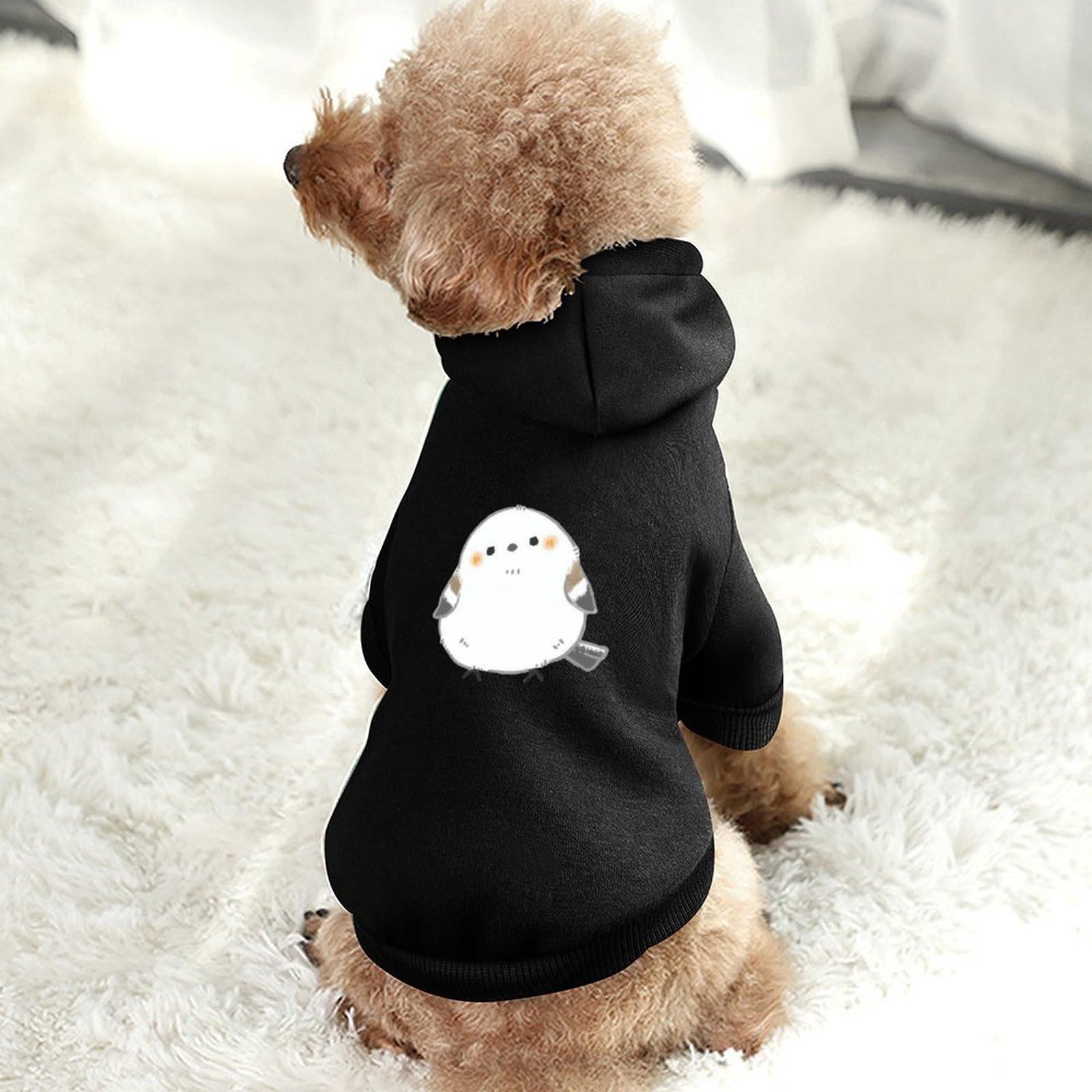 犬服 3S わんこの普段着　シマエナガちゃん Amazon | シマエナガ 鳥柄 ペット服 犬服 猫服 ドッグウェア ペット