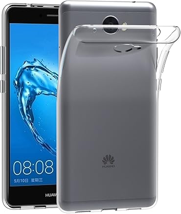 iVoler Funda Carcasa Gel Transparente para Huawei Y7 2017 / Huawei Y7 Prime, Ultra Fina 0,33mm, Silicona TPU de Alta Resistencia y Flexibilidad