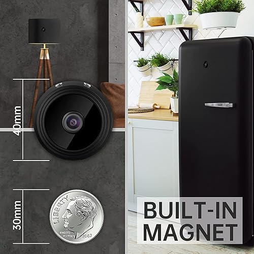 Miniatura 7 de Cámara WiFi magnética 1080P detector de cámara oculta espía cámara de rehline WiFi para seguridad de oficina en casa cámaras secretas con detección