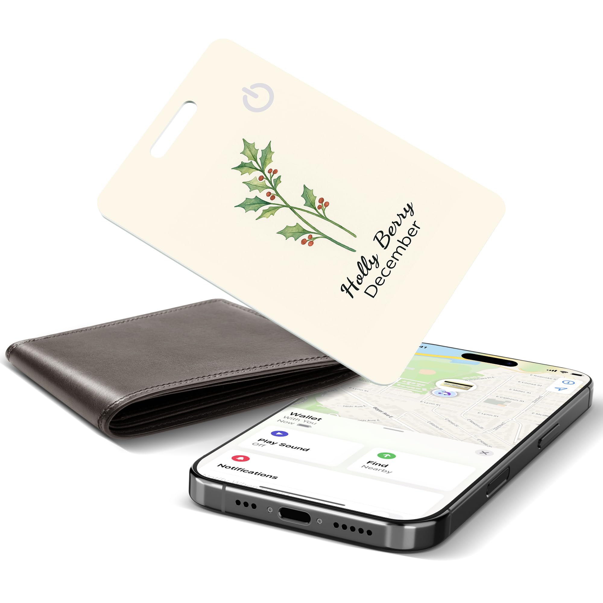 Tracker Smart Finder, Smart Card Wallet Finder GPS Tracker, Keys Finder, and Item Locator for Keys, Bags, Passports,Decembe-image-39