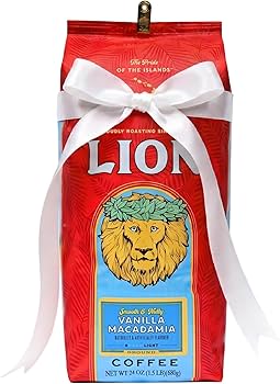Amazon.co.jp: ライオンコーヒー バニラマカダミア 粉 24oz(680g