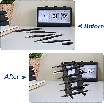 Lot De 6 Porte-stylos En Acrylique, Présentoir Pour Crayons Stylos A Bille~p146443786