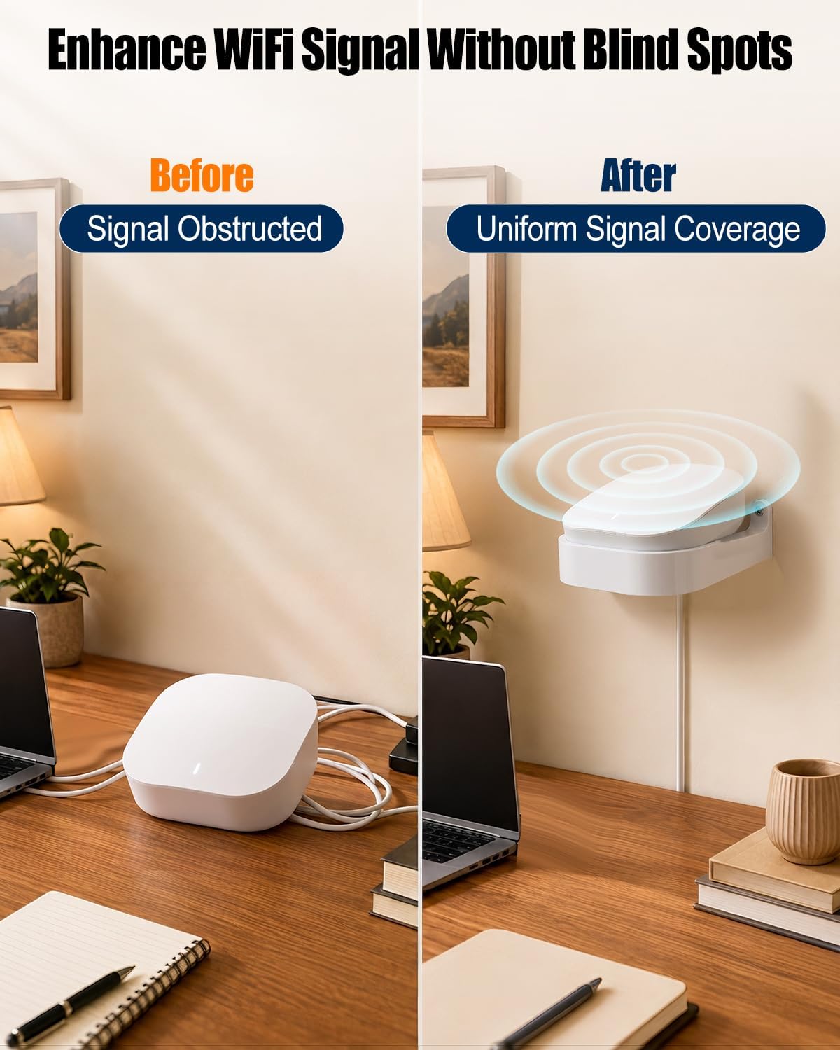 Wall Mount Bracket Fit for eero WiFi 7 Mesh Router and Extender