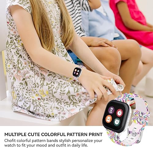 Miniatura 4 de Chofit Paquete de 5 correas compatibles con Verizon Gizmo Watch 3 2 1para Gabb Watch 3 2 1 para niños, banda de 0.787 pulgadas de liberación rápida