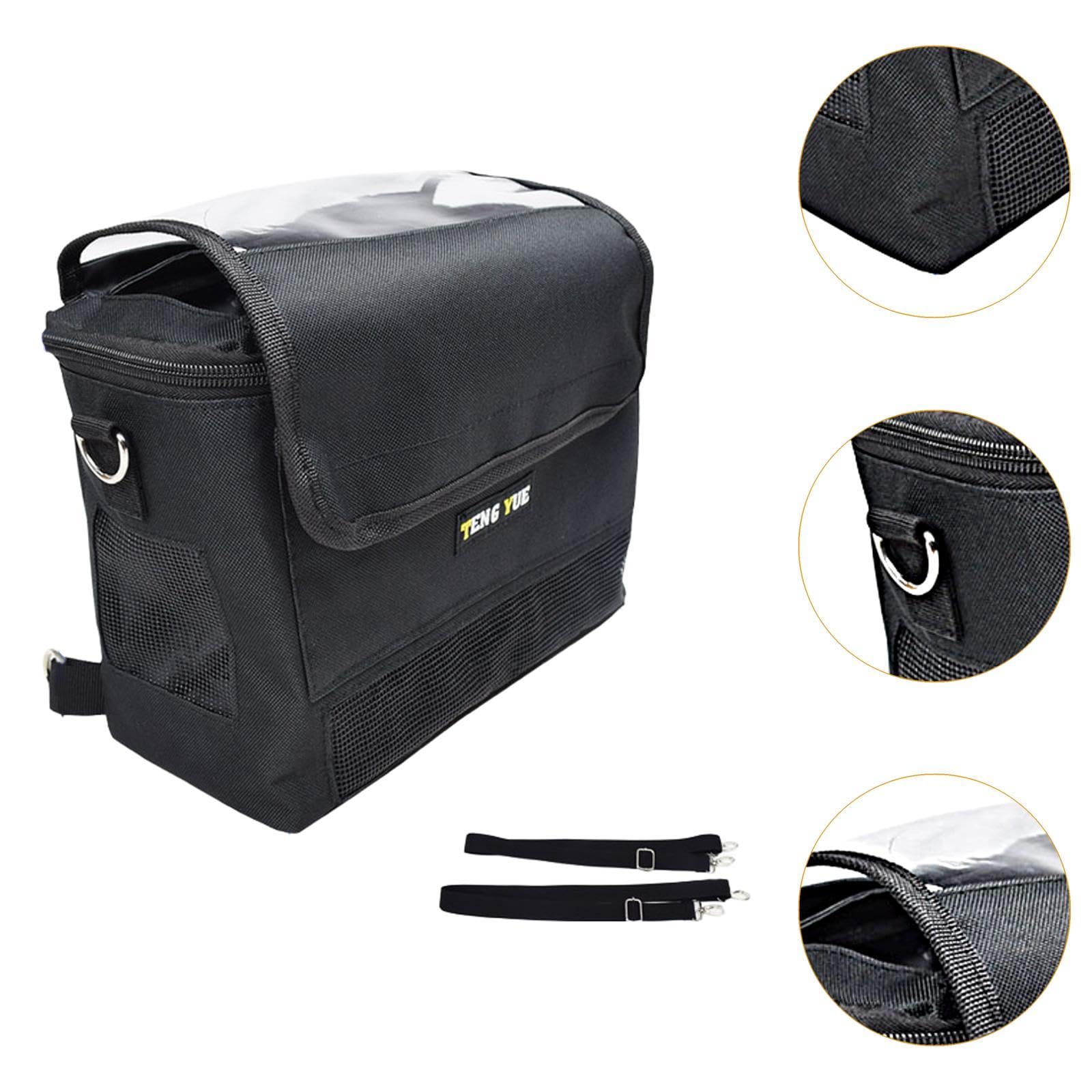 Bolsa de Transporte para Concentrador de Oxígeno, Estuche para Cilindro de Oxígeno, Bolso de Hombro/Mochila, 21 cm x 10 cm x 21 cm