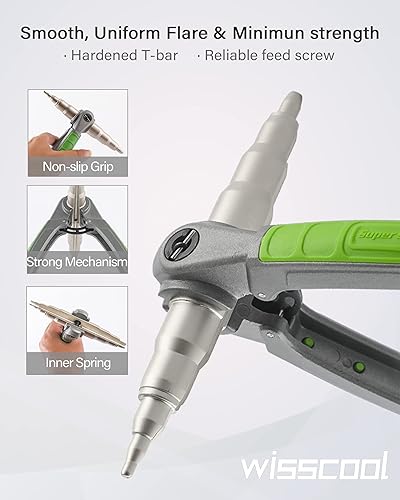 Miniatura 3 de Herramienta de estampación de mano, expansor de tubo de cobre, herramienta de expansión de estampación HVAC para 14 "516" 38" 12 " 58 " 34 " 78 "