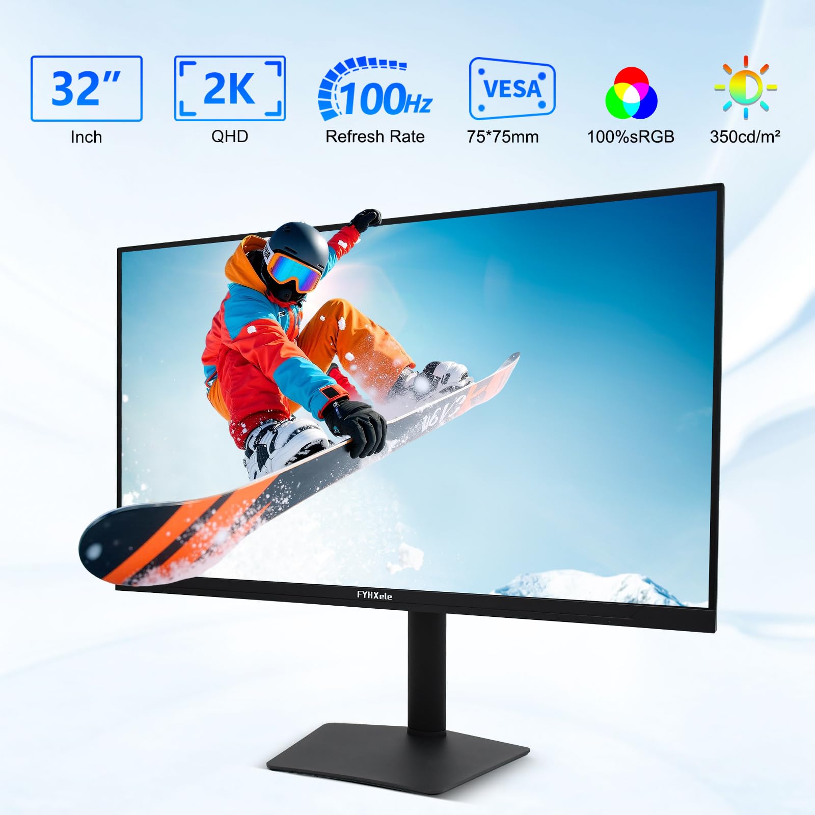 Amazon.co.jp: FYHXele 32インチ大型タッチスクリーンモニター QHD