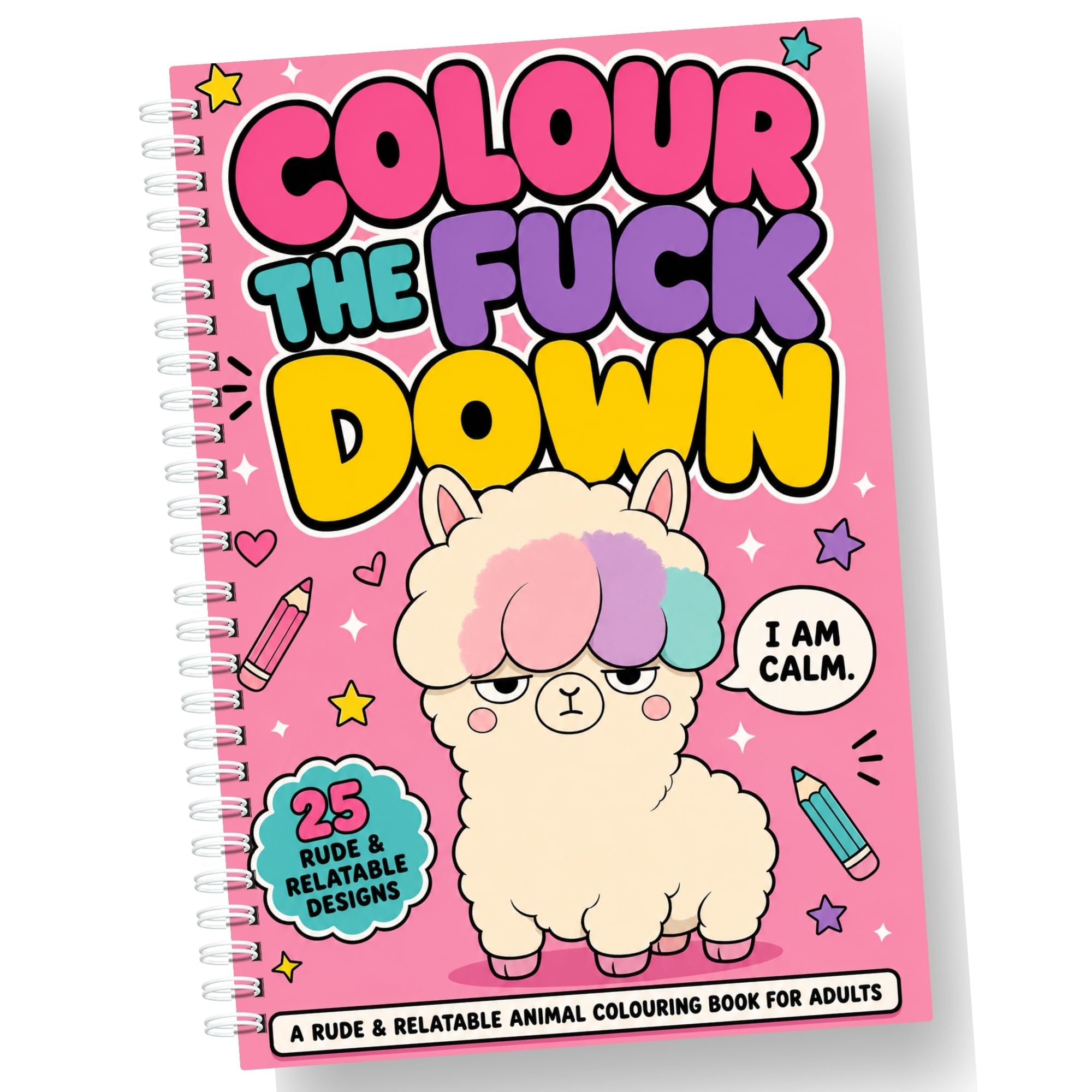 LimaLima Adult Colouring Book for Women Funny Swear Word Animal Gift Perfect for Birthday & Christmas