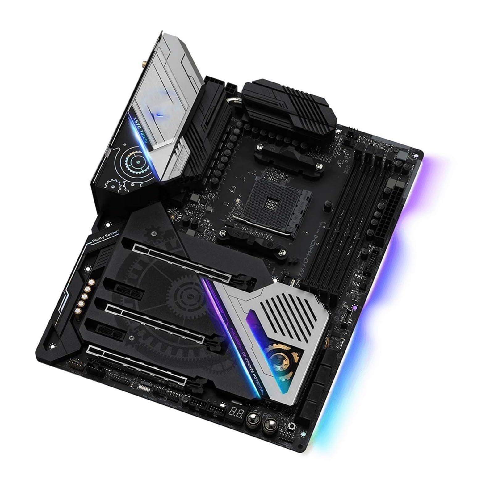 ● L&K● ZXKLXYY Placas-mãe de computador X570 compatível com ASROCK X570