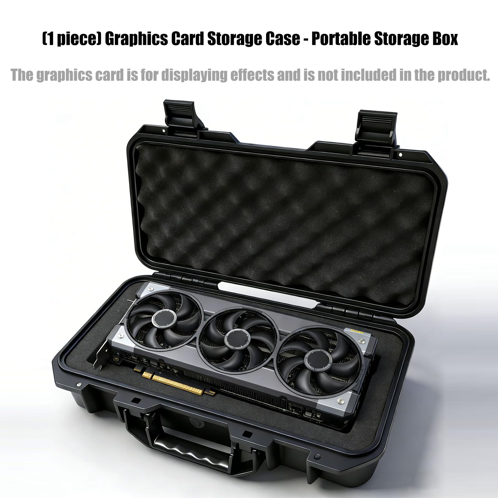 Custodia protettiva in ABS per scheda grafica GPU con schiuma ammortizzante per 38x17x9cm 33x15x8cm parti di computer GPU Storage Bag
