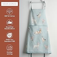 Vista 487 de Maison d' Hermine Delantal 100% de algodón para mujeres con bolsillo de cocina delantal de chef para hombres, decoración de Pascua