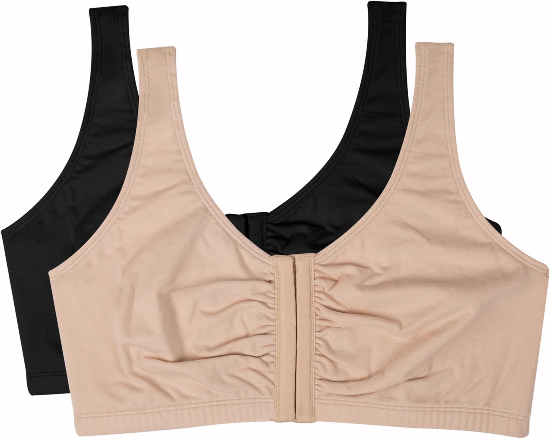 womens Front Closure Cotton Bra, 3-pack Sports Bra (pack of 3)