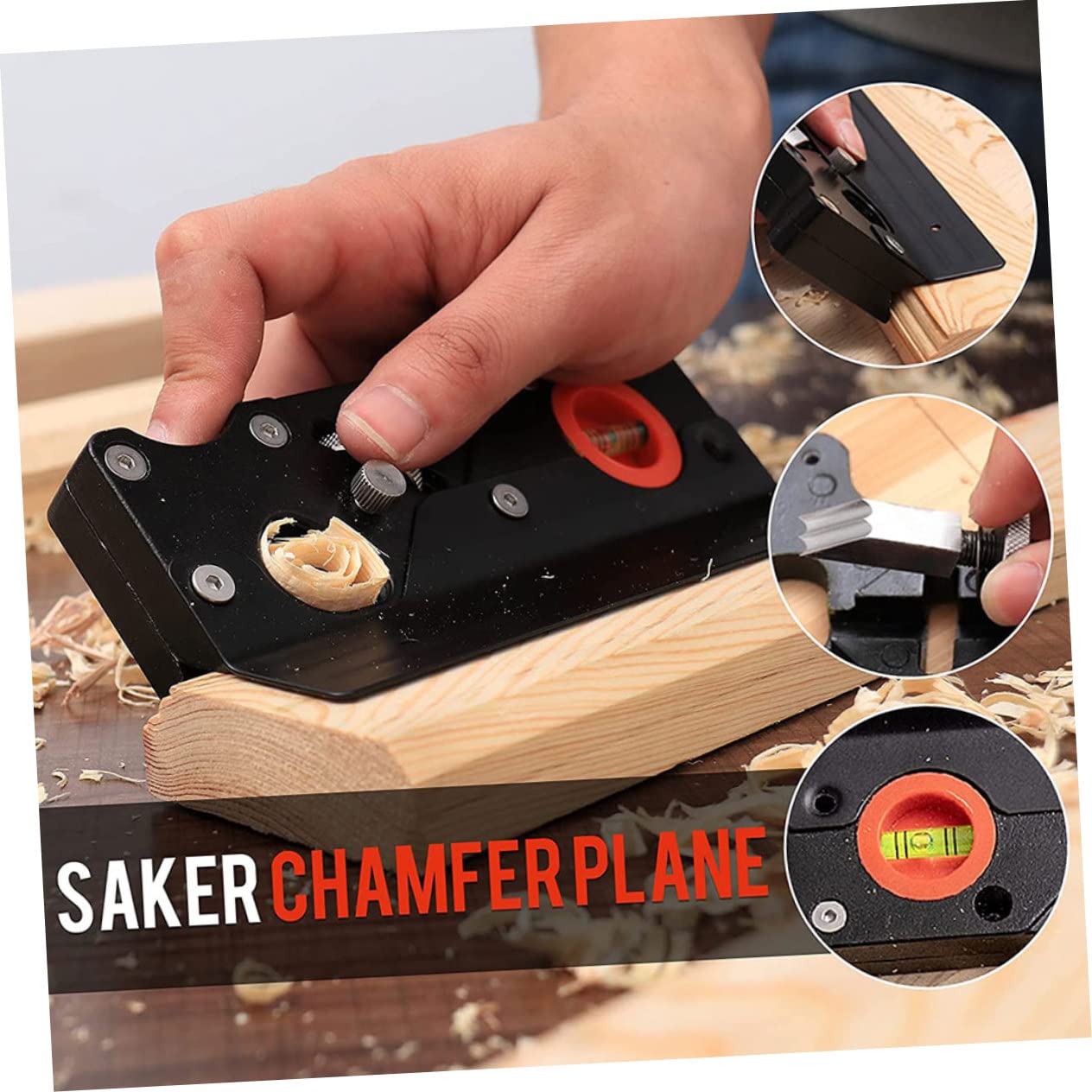 SHINEOFI Pialla Per Falegname Utensile Per Piallatura Smussata Per Lavorazione Del Legno Pialla Per Rifinitura Manuale Smussatrice Per Carpentieri