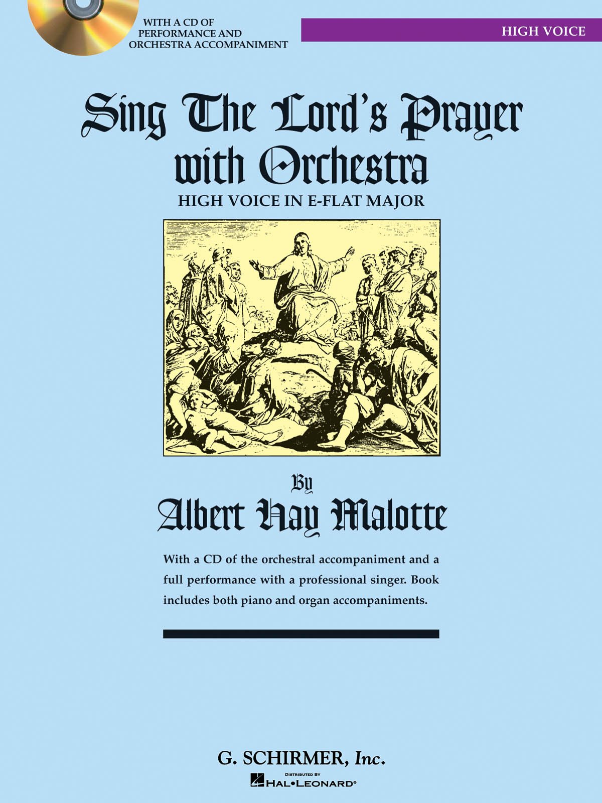 Sing the Lord's Prayer with Orchestra for High Voice (Book with CD)