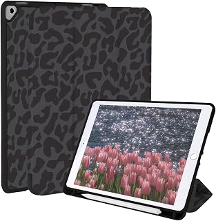 10.2&10.5 Zoll Hülle for iPad 9th/8th/7th Generation 2021/2020/2019,Und Air 3 Gen/Pro 10.5,2019/2017,Hülle mit Bleistifthalter,Dreifacher Ständer Schutzabdeckung/Automatisches Wecken,Schwarzer