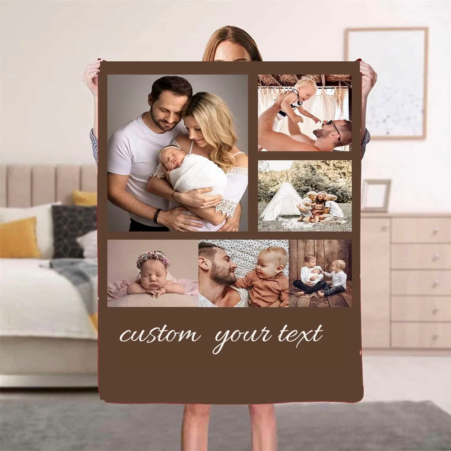 Couverture photo personnalisée pour des soirées cocooning chaleureuses en famille
