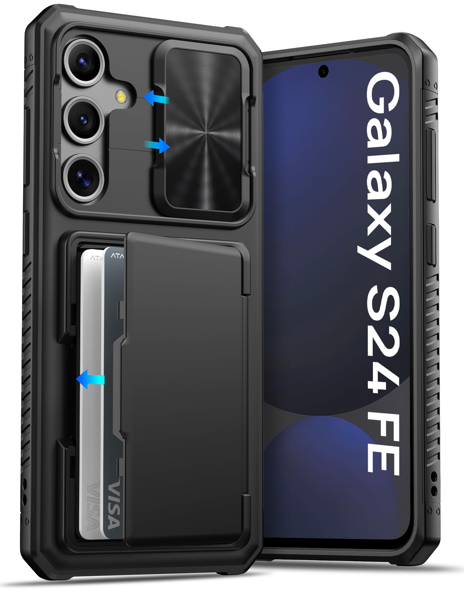 Amazon.com: ATATOO for Samsung Galaxy S24 FE Case with Card Holder