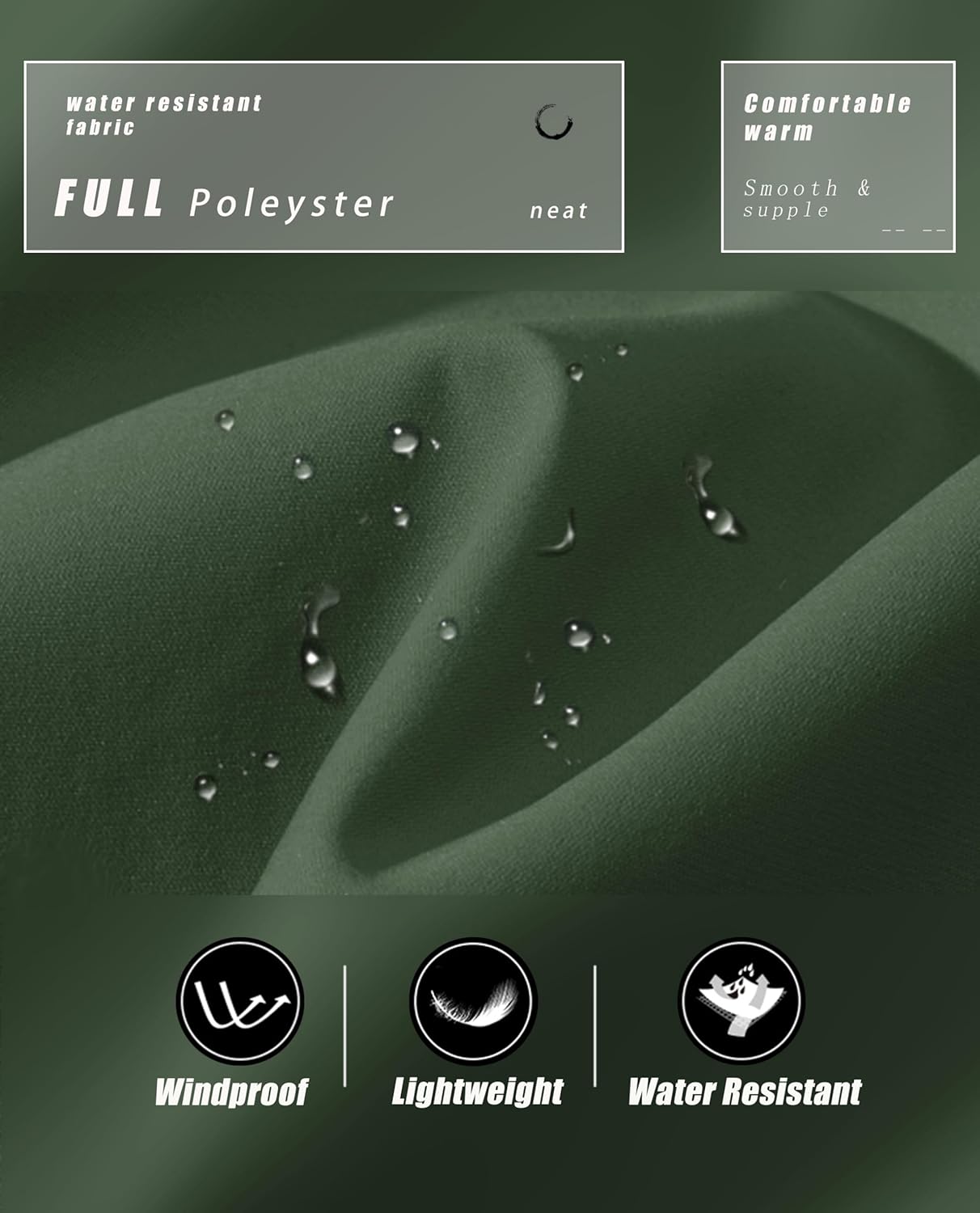 MAGCOMSEN Women's Casual Jacket Lightweight Bomber Jackets 5 Pockets Windbreaker Zip-up Spring Fall Outerwear - Image 6