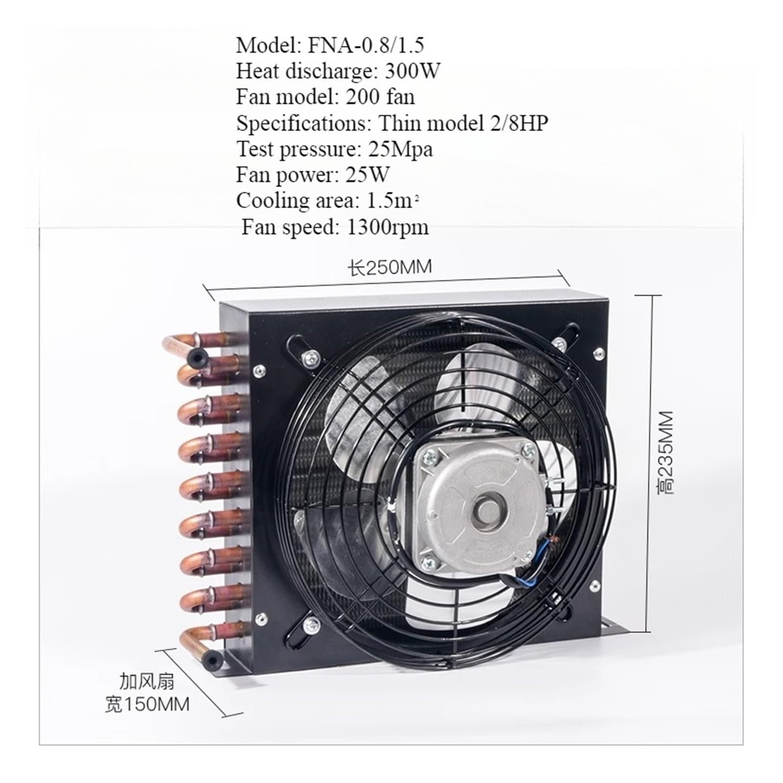 Frigorifero Congelatore Condensatore Con Ventilatore