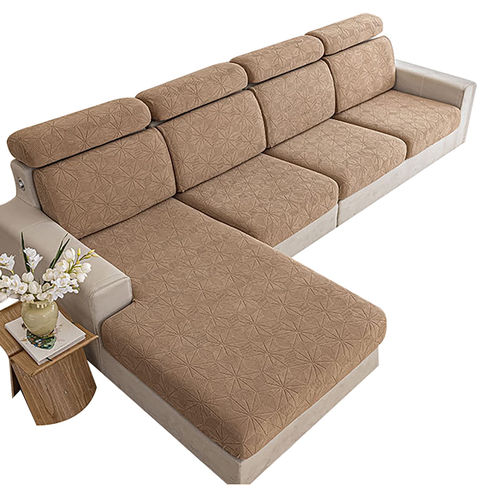 Housse de canapé extensible pour rénover le salon familial