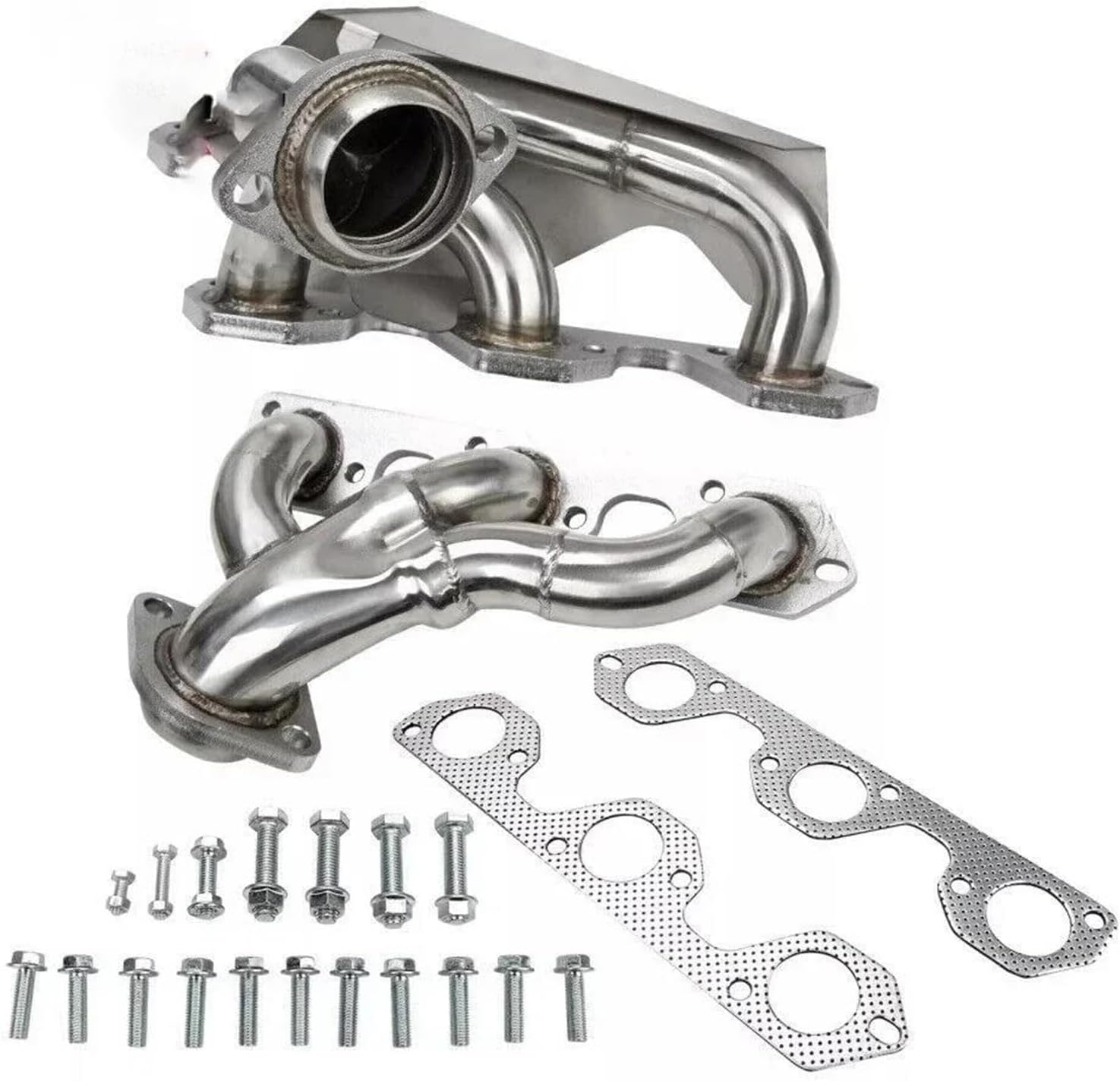 For Jeep For Wrangler JK 3.8 V6 Engine 2007 2008 2009 2010 2011 Stainless Steel Manifold Headers With Gaskets WEFOLCC
