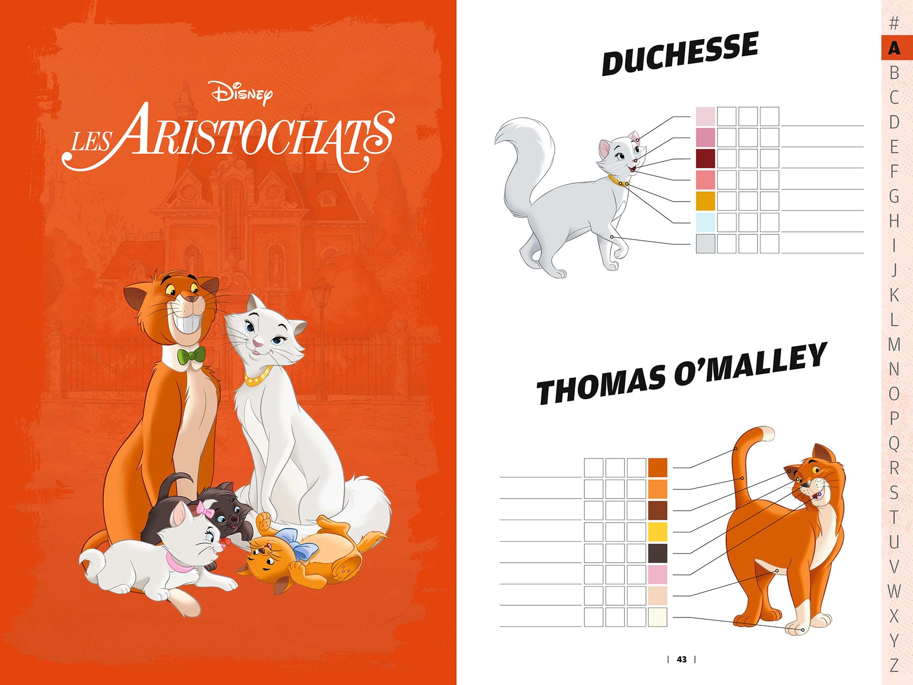 Coloriages mystères - Livre compagnon - Nuancier des personnages Disney: Mon livre compagnon pour réaliser tous les coloriages Disney