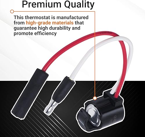 Vista 5 de BlueStars - Pieza de repuesto para termostato de descongelación para refrigerador 297216600 Compatible con refrigeradorescongeladores Frigidaire &