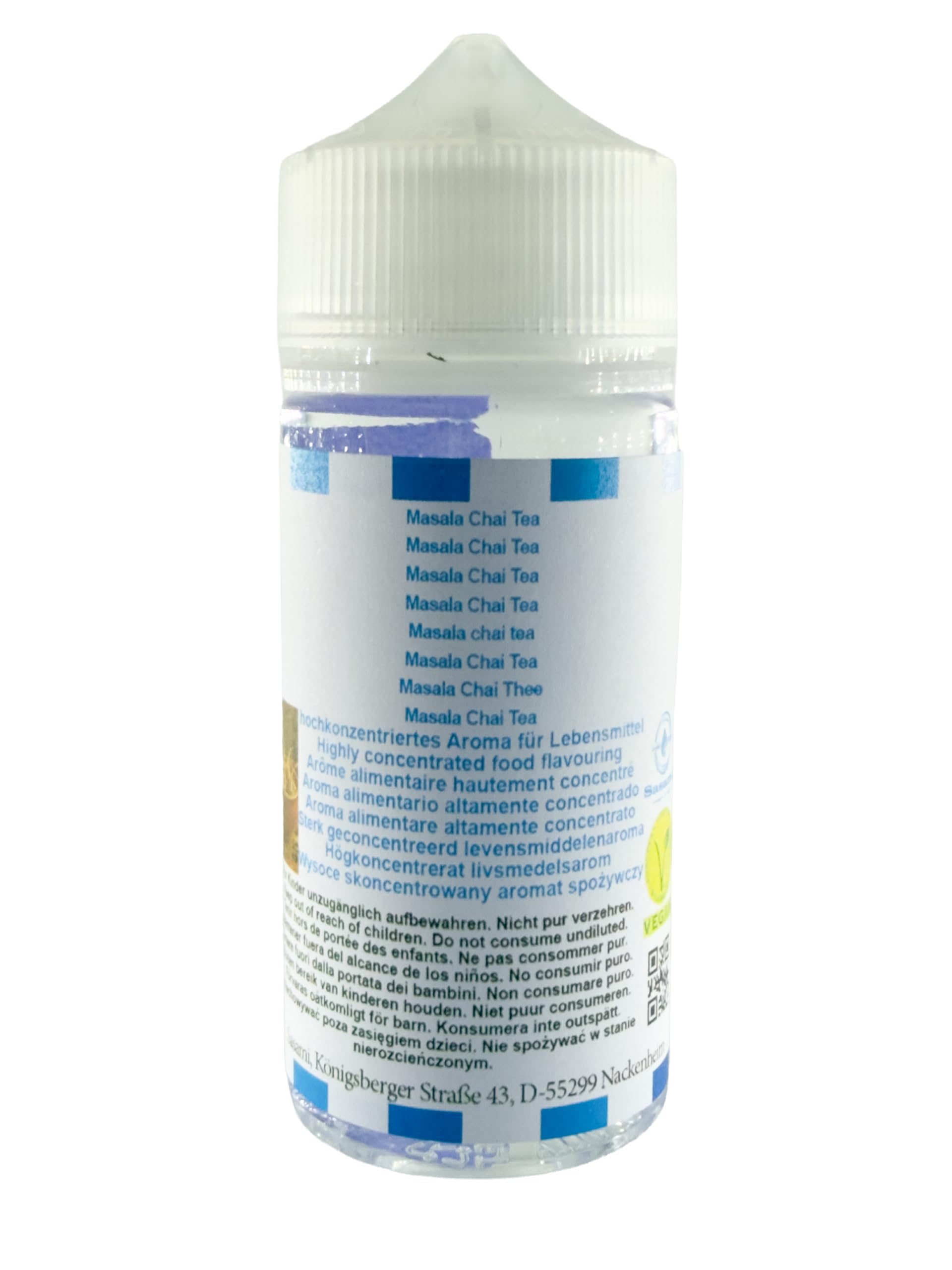 Masala chai tea aroma concentrato - vegano - Sasami - 100ml
