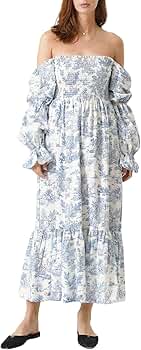 Elegante Vestido De Manga Corta Estampado Floral Con Hombros | Meses