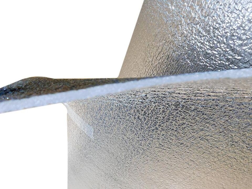 4X4Ft Reflective Black FOIL Insulation Roll Foam Core Radiant Barrier 10MM R12