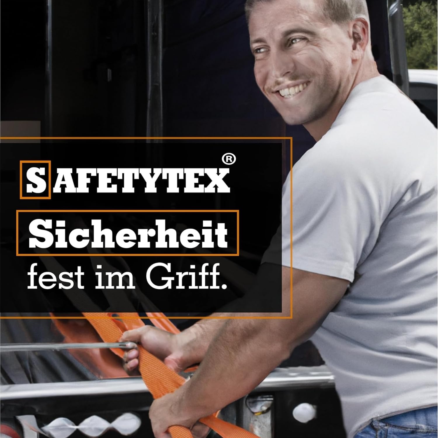Spanngurt 2t 4m 1000kg 2000 kg daN Zurrgurte einteilig LKW Anhänger 2 to 4 Meter (20 Stück)