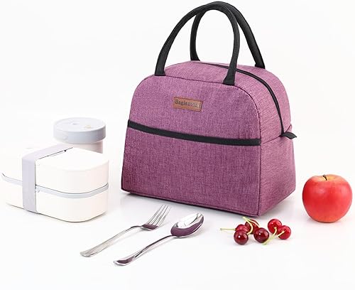 Vista 6 de Bolsa de almuerzo aislada Baglemon para mujeres y hombres, contenedores de almuerzo reutilizables de alta capacidad para llevar tu comida al trabajo