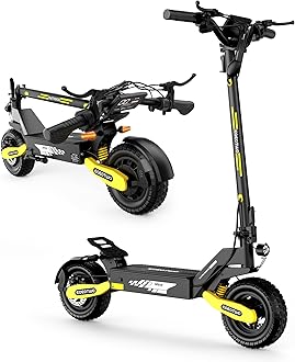 Electric Scooter for Adults, 1200W Motor Fast E Scooter, 11" Off-Road Tires, Up to 30 MPH Top Speed & 20/43 Miles Long Range, Dual Brake, Foldable