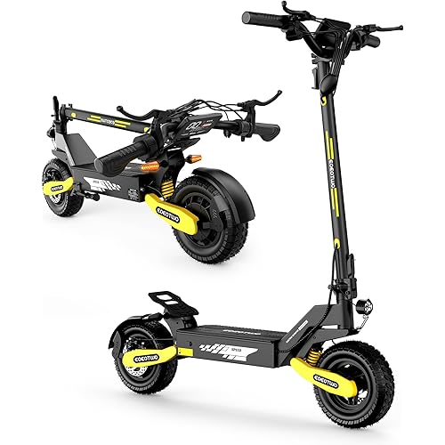 Electric Scooter for Adults, 1200W Motor Fast E Scooter, 11" Off-Road Tires, Up to 30 MPH Top Speed & 20/43 Miles Long Range, Dual Brake, Foldable